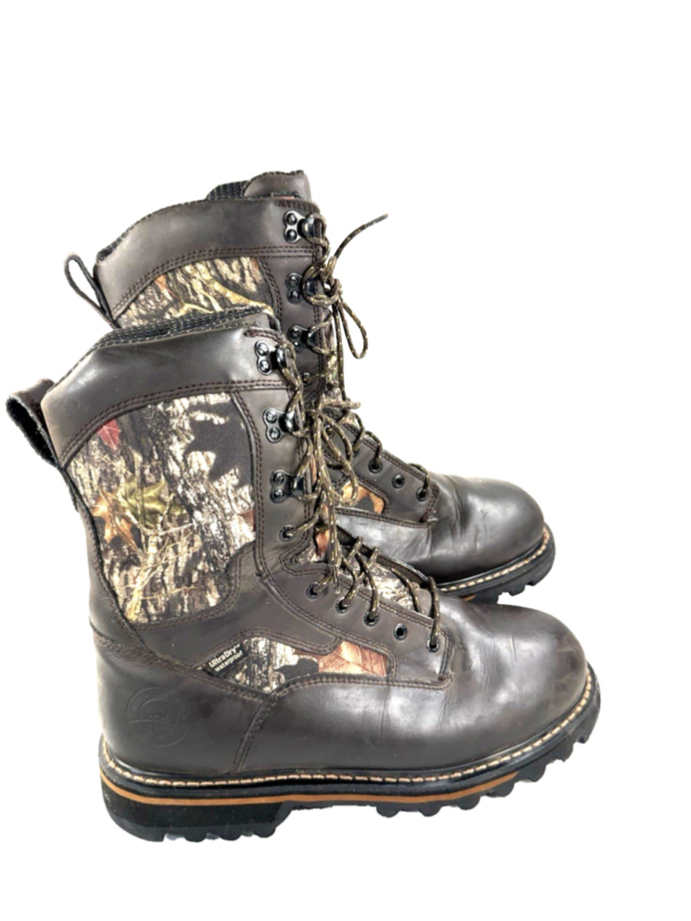 Irish Setter Gunflint II Boots Mens Size 11 EE Camo Waterproof Hunting Brown